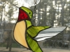 stained glass hummingbird