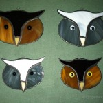 stained glass owls