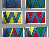 Wellesley College Stained Glass, with all class colors