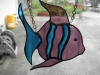 Stained Glass angel fish sun catcher