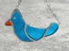 small blue bird ornament