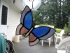 front view stained glass butterfly