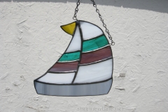 Stained Glass Sailboats